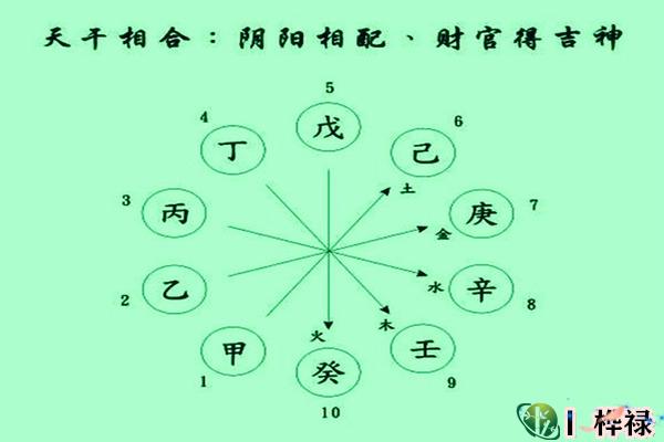 八字中天干合化主事