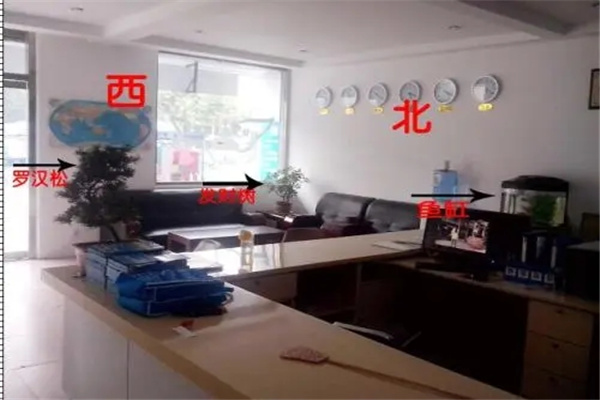 办公桌鱼缸摆放风水