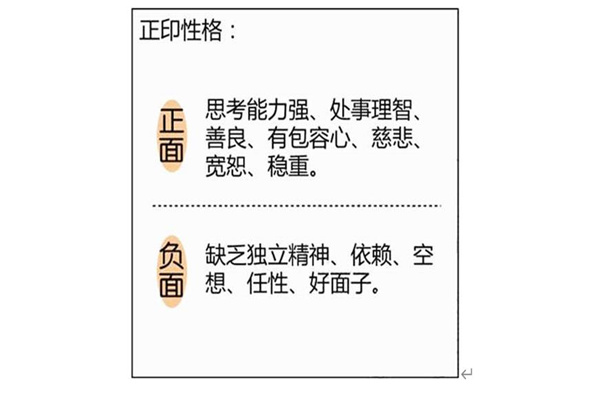 八字十神正印详解大全