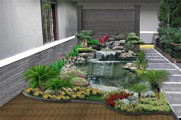 别墅庭院里养鱼风水