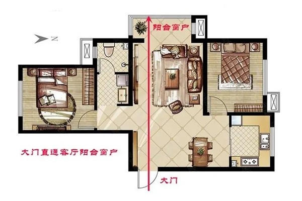大门对阳台风水如何化解