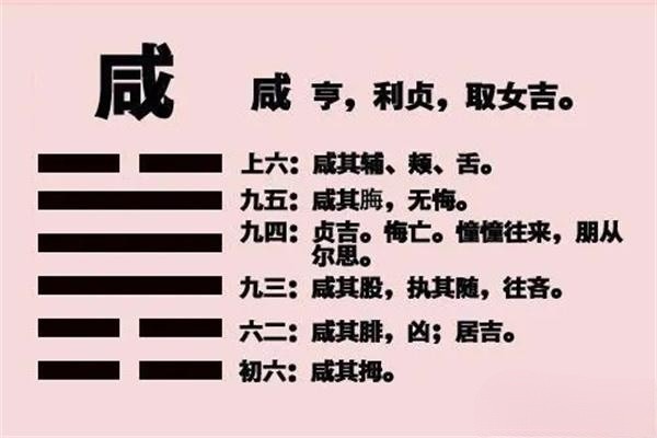 六十四卦:泽山咸卦详解(泽山咸卦详解)