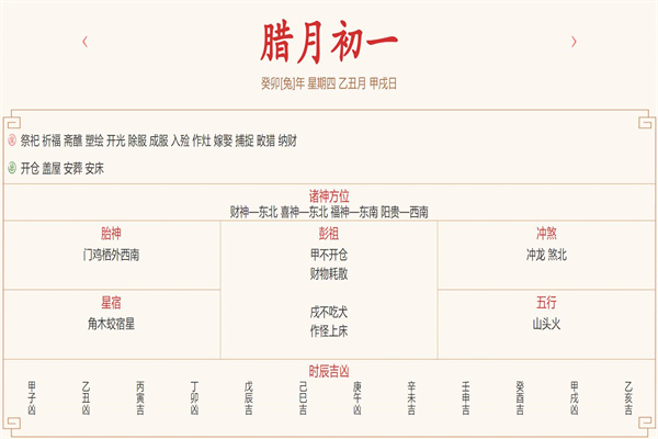 2024年1月11日每日五行穿衣指数解读搭配
