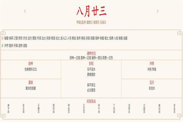 2024年9月25日每日五行穿衣指数解读搭配