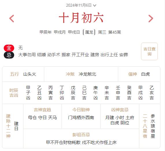 2024年11月10日每日五行穿衣指数解读搭配