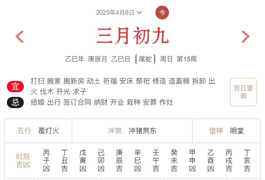 2025年4月6日每日五行穿衣指数解读搭配
