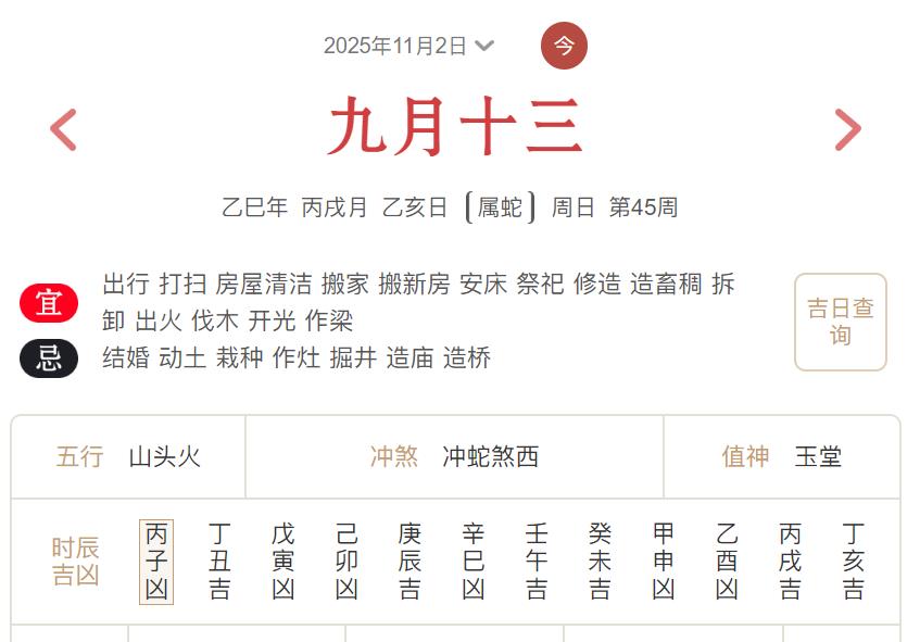 2025年11月2日每日五行穿衣指数解读搭配