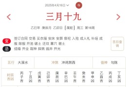 2025年4月16日每日五行穿衣指数解读搭配