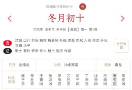 2025年12月29日每日五行穿衣指数解读搭配