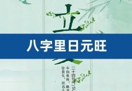 八字日元过旺命好不好