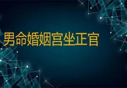 男命走正官运好不好（男命走正官运好不好婚姻）