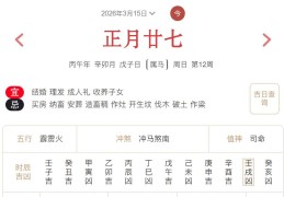 2026年3月15日每日五行穿衣指数解读搭配