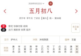 2026年6月22日每日五行穿衣指数解读搭配