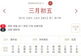 2026年4月21日每日五行穿衣指数解读搭配