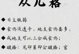 八字食伤格局的特点