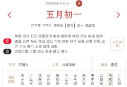 2026年6月15日每日五行穿衣指数解读搭配