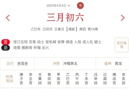 2025年4月3日每日五行穿衣指数解读搭配