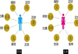 八字中的六亲关系