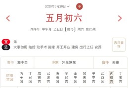 2026年6月20日每日五行穿衣指数解读搭配
