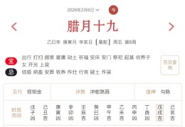 2026年2月6日每日五行穿衣指数解读搭配