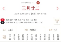 2025年4月19日每日五行穿衣指数解读搭配
