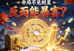 命局不见财星反而能暴富？看懂无财富贵格局