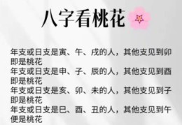 八字流年要如何看桃花