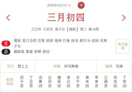 2025年4月1日每日五行穿衣指数解读搭配